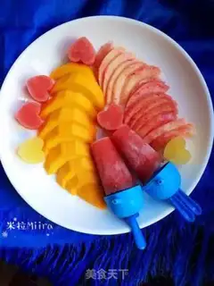 Make Fruit melon ice step 6