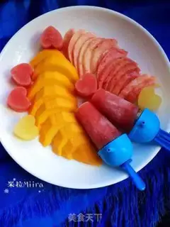 Make Fruit melon ice step 7