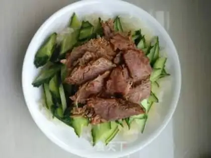 Make Silver cucumber beef step 3