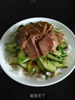 Make Silver cucumber beef step 5