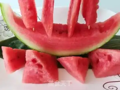 Make Watermelon ships step 4