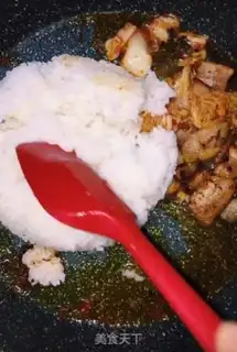Make Volcanic rice step 5