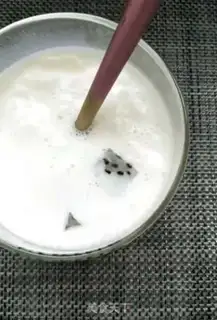 Make Milk ice congee step 4