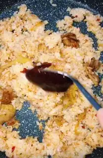Make Volcanic rice step 6