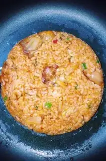 Make Volcanic rice step 8