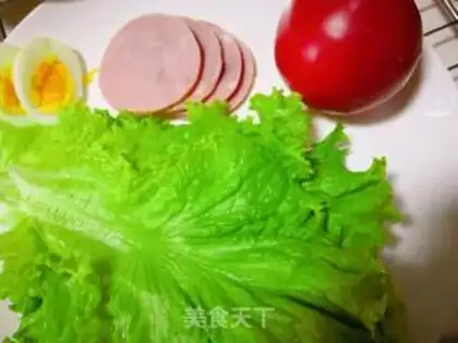 Make Ham salad sandwich step 2