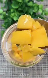 Make Mango milk ice cream step 1