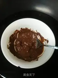 Make Black chocolate mousse step 1