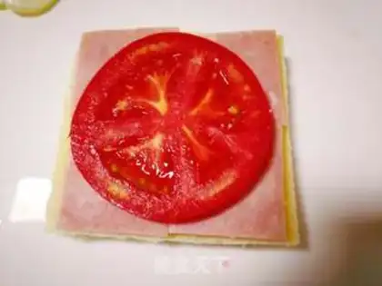 Make Ham salad sandwich step 5