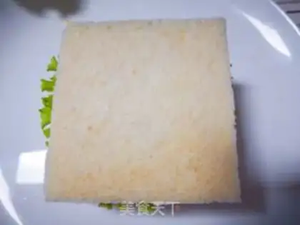 Make Ham salad sandwich step 8