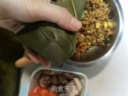 Make Black rice sausages step 6