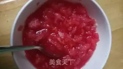 Make Watermelon popsicles step 2