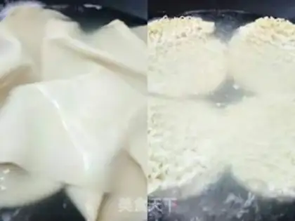 Make Three noodles step 0