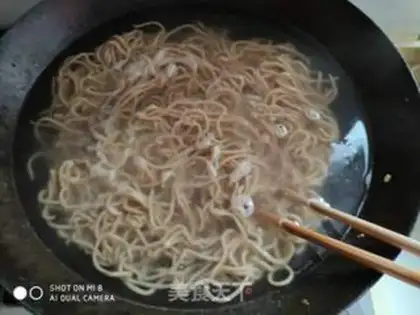 Make All wheat sauce noodles step 8