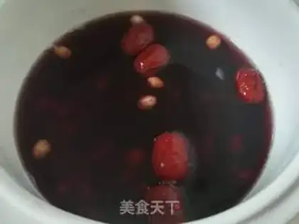 Make Black rice dates for porridge step 4