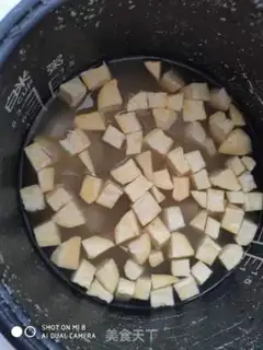 Make Potato congee step 1