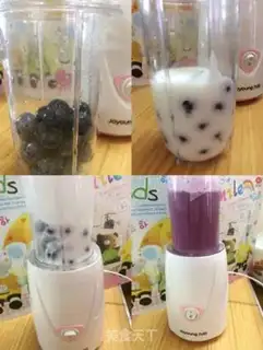 Make Blueberry milkshake step 0
