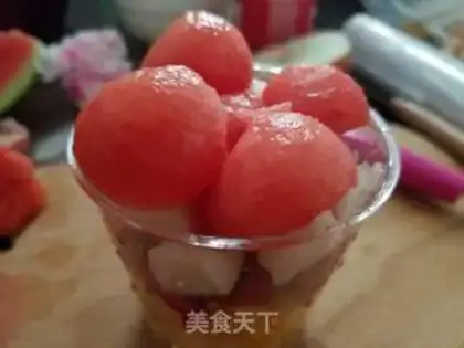 Make Fruit yogurt cup step 4