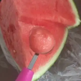 Make Watermelon hockey step 0