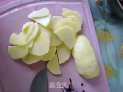 Make Potato macaroni step 1