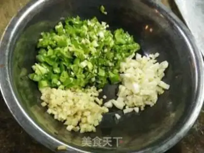 Make Cream peppers and eggs step 2
