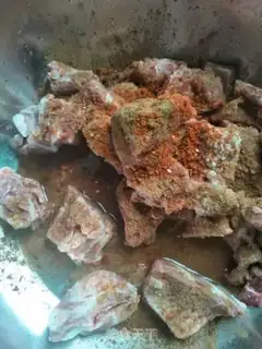 Make Five fragrance ribs step 1
