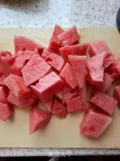 Make Lemon melon juice step 2