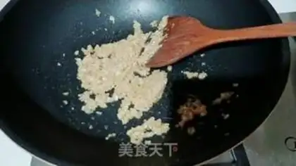 Make A garlic fan with a shrimp back step 5