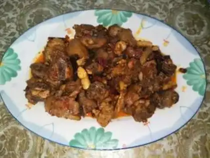 Make A chicken with red fever step 11