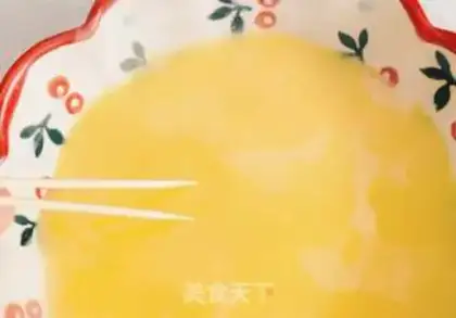 Make Pudding steamed eggs step 3