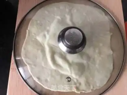 Make Egg sausage burrito step 6