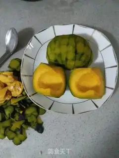Make Pumpkin bean saliva step 2