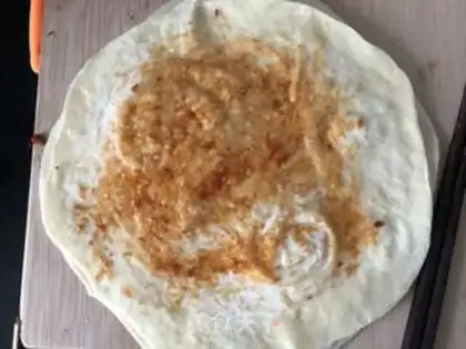 Make Egg sausage burrito step 9