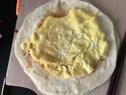 Make Egg sausage burrito step 10