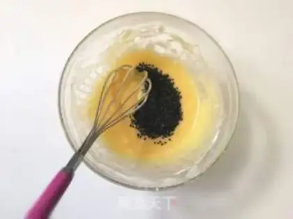 Make Black sesame pretzels step 5