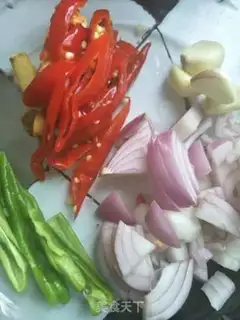 Make Scrambled fish step 1