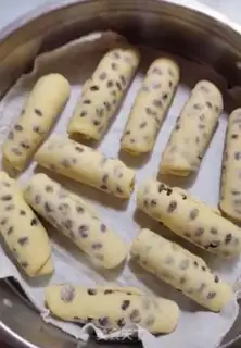Make Corn milk melon rolls step 7