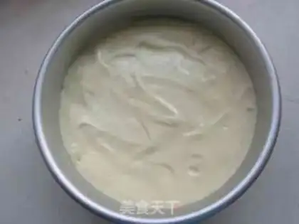 Make Freckle cream, eight inches cake step 4