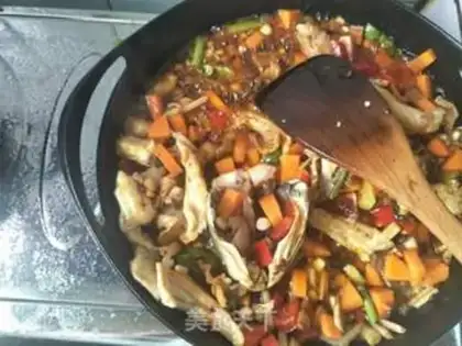 Make Scrambled fish step 6
