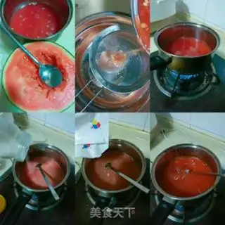 Make Green tea watermelon freezer step 0