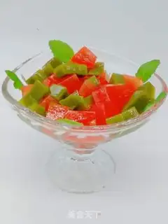 Make Green tea watermelon freezer step 4