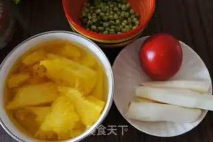 Make Pineapple fried tomato tablets step 0