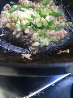 Make The sea with the meat, the bean bud step 2