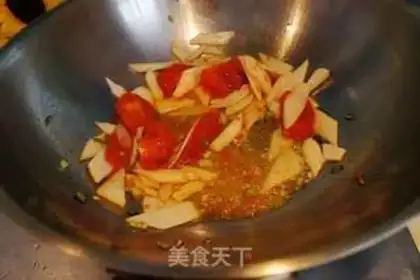 Make Pineapple fried tomato tablets step 4