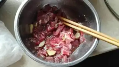 Make Beef and rice powder step 2