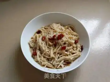 Make Frozen needle mushrooms step 6