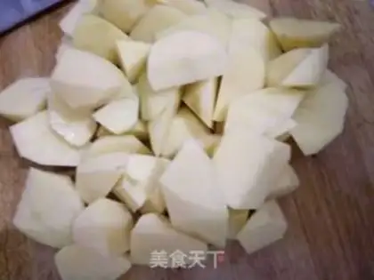 Make Coke potatoes step 1
