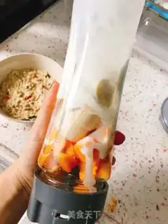 Make oatmeal mango-cruiser step 4