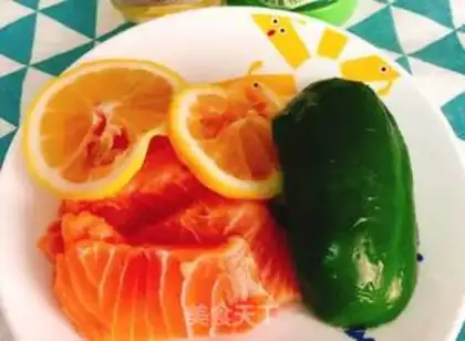 Make A salmon dumpling step 0