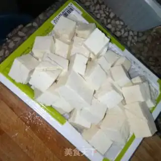 Make Chicken soup dolls and tofu step 2